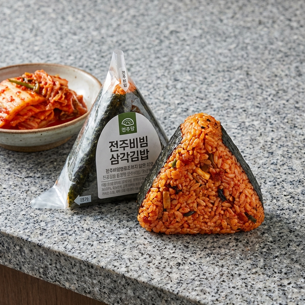 삼각김밥 포장
